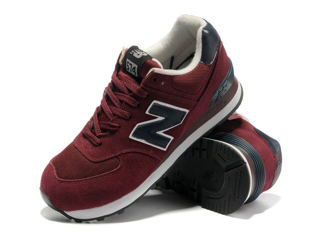 new balance 574 rouge bordeaux